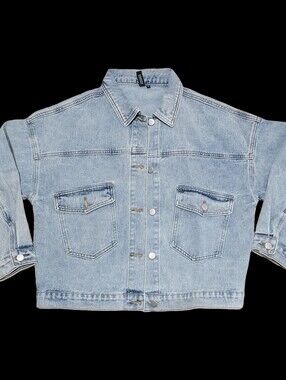🌀🌀Light Wash Denim Jacket - Classic Blue